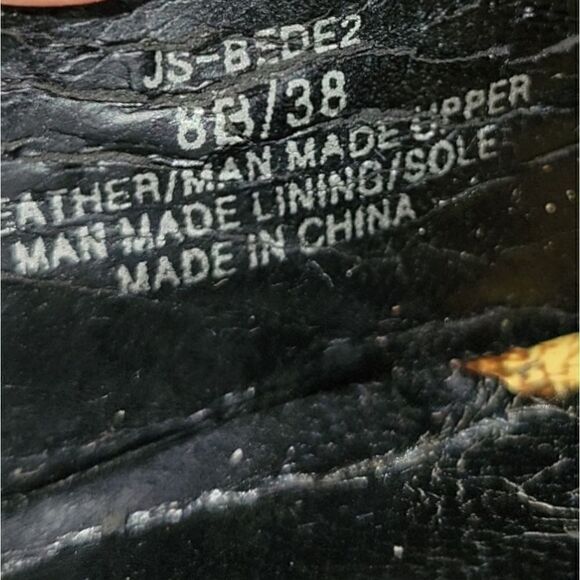 Jessica Simpson Bede2 Snake Leopard Black Colorblock Platform Heels 8 - Picture 10 of 11